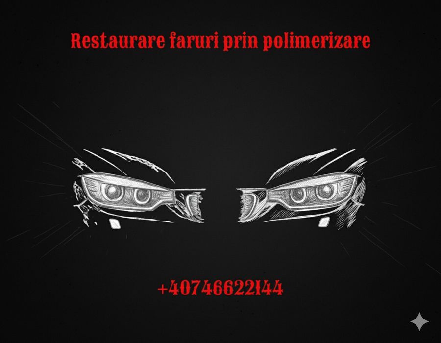 Recondiționare faruri îngălbenite