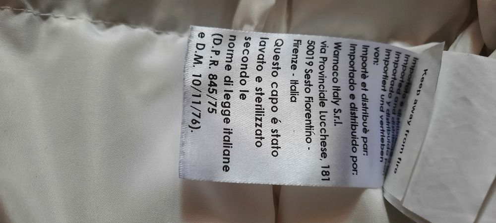 Яке Calvin Klein перлено бяло M