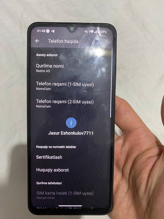 Redmi A5 64GB Yangi