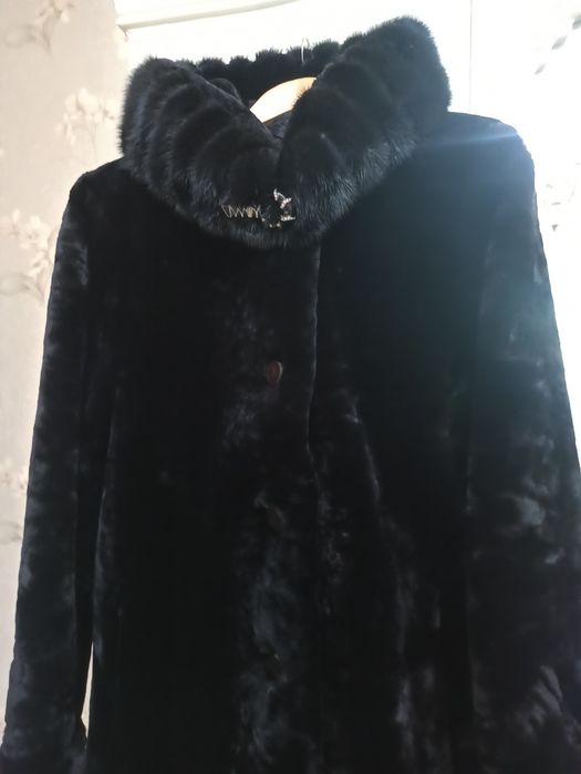 Шуба плюшевый мутон