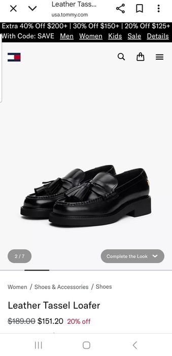 лоферы tommy hilfiger