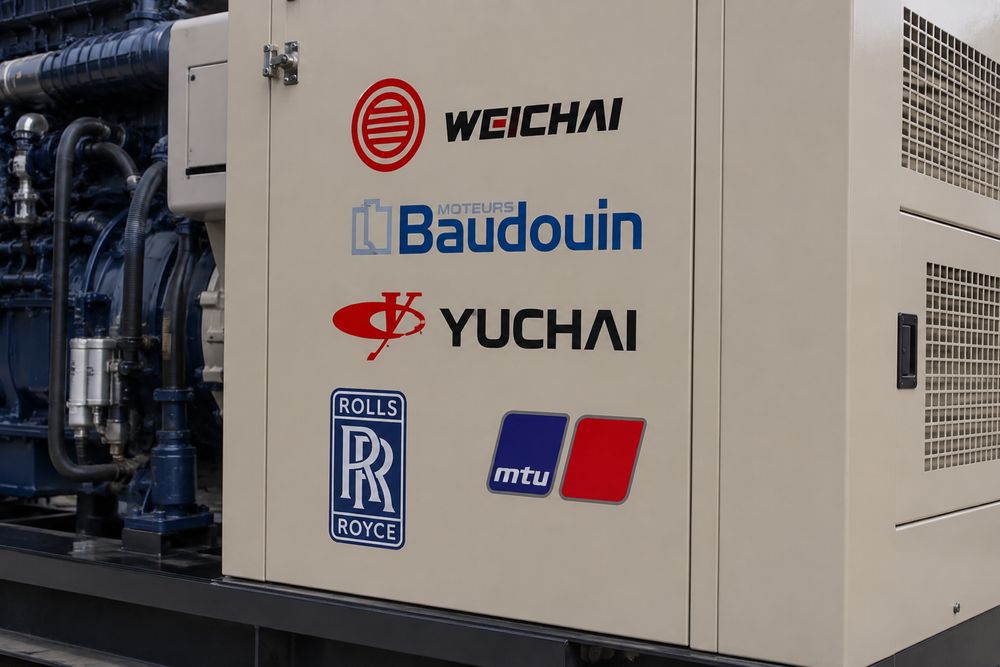 дизельный генератор WEICHAI baudouin, YUCHAI rolce roice MTU