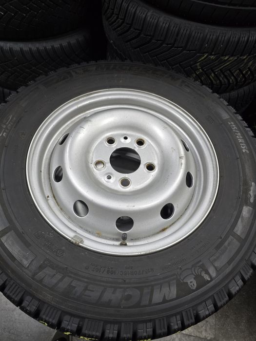 Jante Fiat Ducato + Anvelope Michellin noi 215/70/15C
