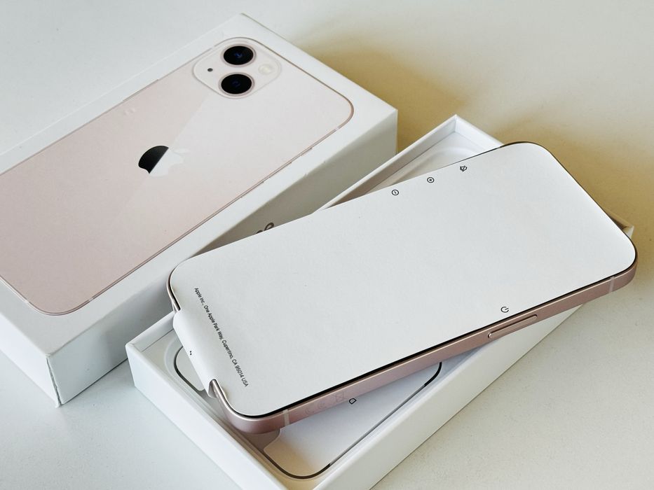 НОВ! Iphone 13 128GB Pink 100% Батерия! Гаранция 6 месеца