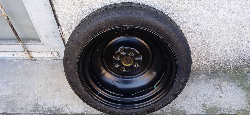 резервна гума патерица Хюндай Тойота Киа Сузуки 15 или 16 цола, 4х100