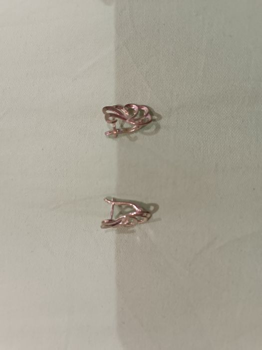 Сребърни дамски обеци