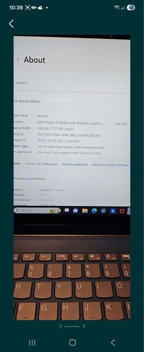Laptop Lenovo Idea Flex 5 Touch-screen AMD Ryzen 5