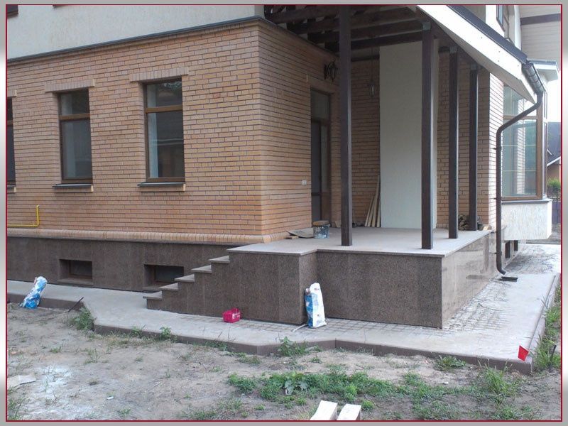 Фасад, Обшивка Гранит, Металла сайдинг