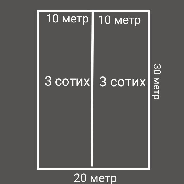 Шахар маркази Метро Новзага якин жойда 6 сотик уй