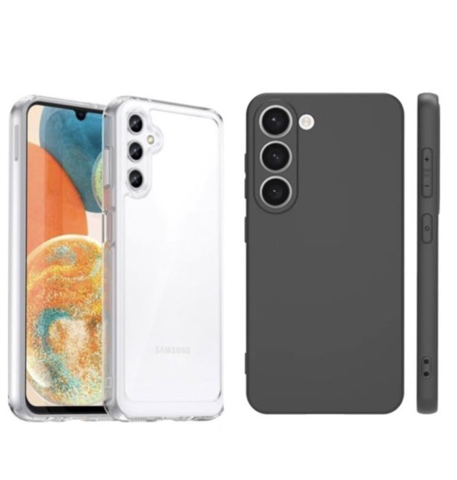 Samsung A14/34/A54/A15/A25/A24/A26 Husa Fashion Silicon Neagra Clara