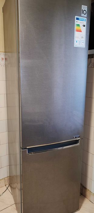 Combina frigorifica LG GBP62DSNFN, No Frost, 384 l, H 203 cm, INOX