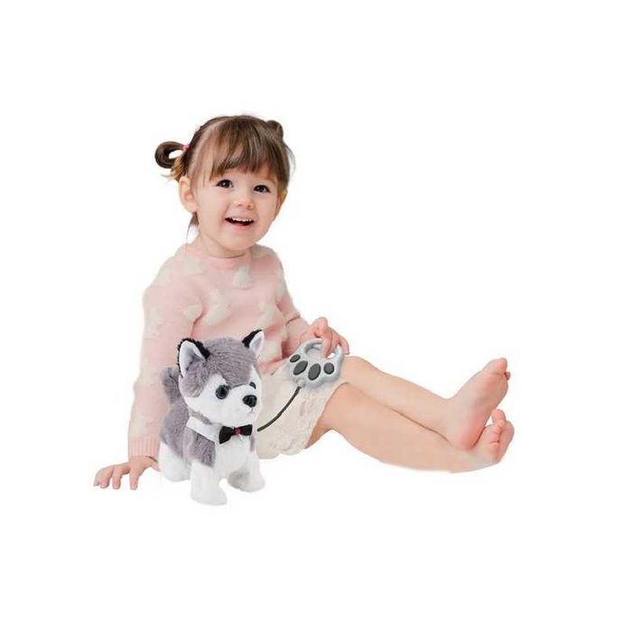 Механично куче Mercado Trade, Хъски, С движение, звук и дистанционно