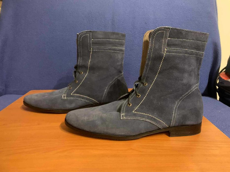 Обувки (Боти) от естествена кожа, унисекс, нови. 44 номер.