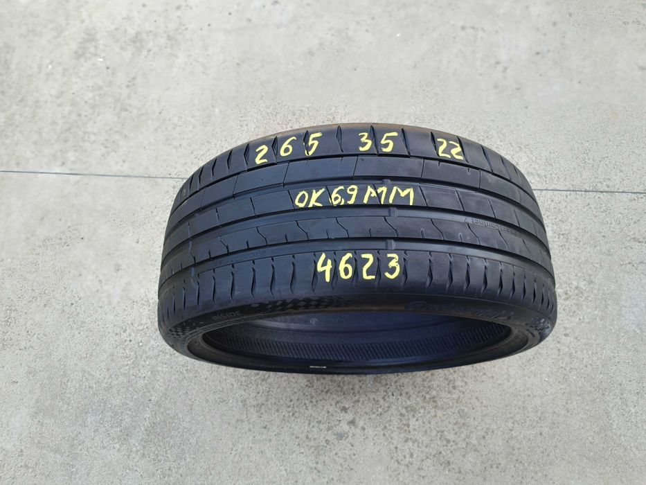 O anvelopa vara 265 35 22 Continental SportContact 7 cu 7 mm dot 4623