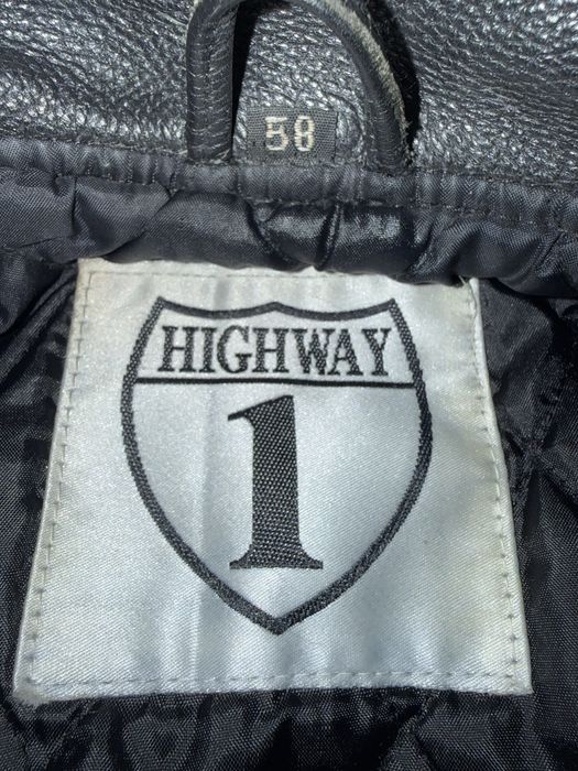 Geacă Moto Piele Highway 1 – Model Clasic Biker / Rock – Mărimea 58