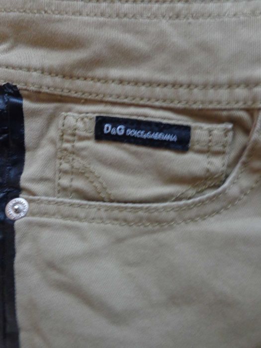 Pantaloni bej D&G Dolce Gabbana marimea 30
