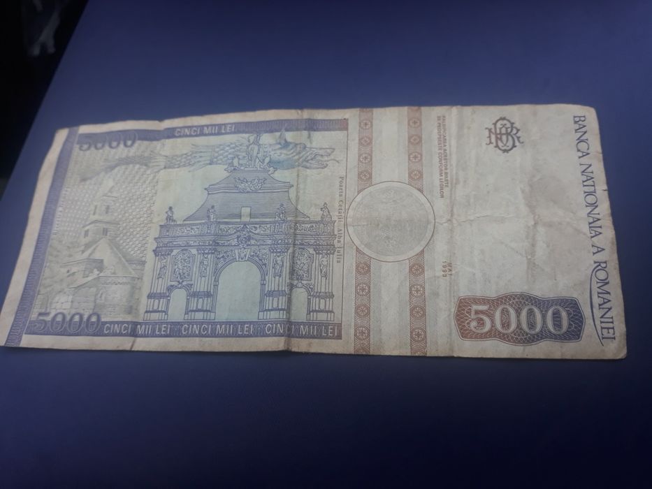 Bacnota 5000 lei Avram Iancu