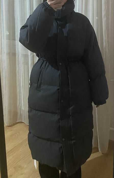 Пуховик новый длинный