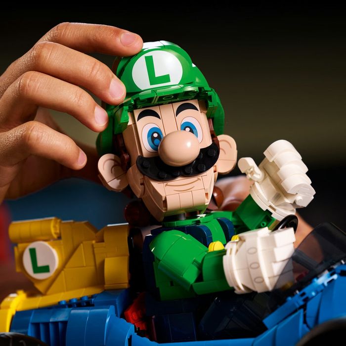 Lego 72050 Mario Kart - Luigi и Mach 8 , Lego Mario ,
