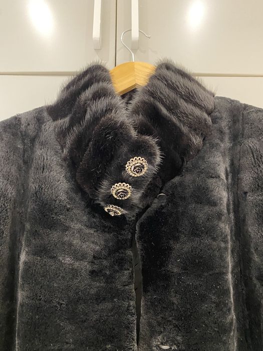 Шуба мутон XL