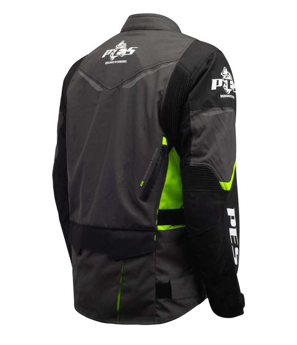 Geacă moto textilă impermeabilă cu protecții Level 2 mesadă iarna