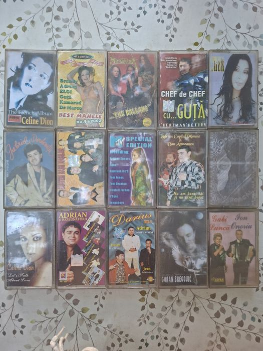 Casete audio,manele,povesti,vintage