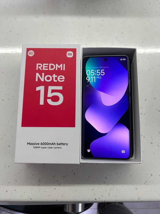 Redmi Note 15 Purple 128GB - Чисто нов, Неупотребяван