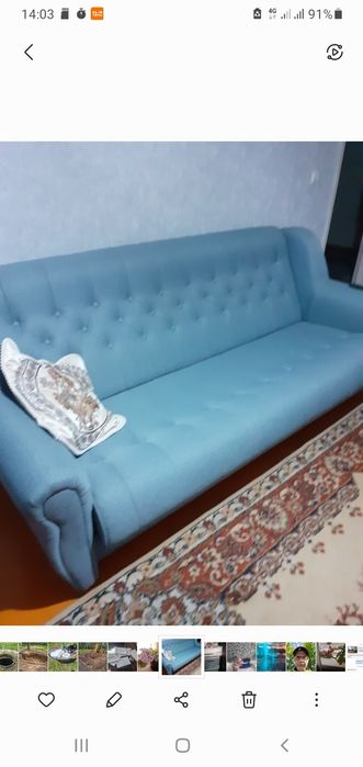 Диван неугловой, раскладной