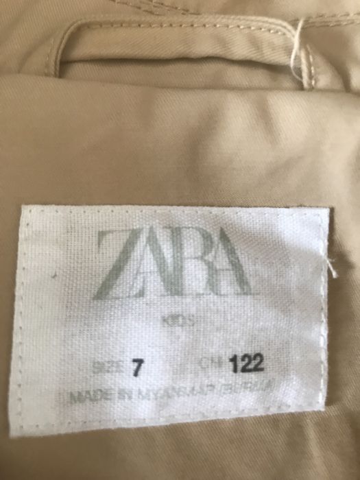 Тренч ZARA на рост 122, 7 лет