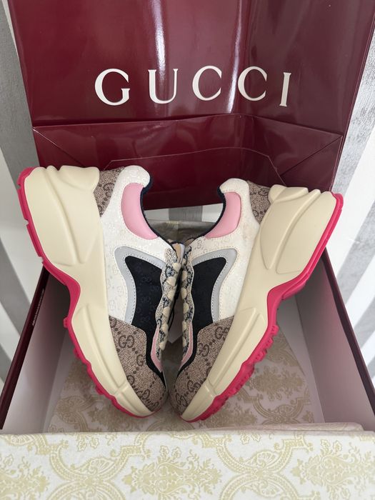 Gucci Rhyton Blue Pink - Full Box - 36,37,38