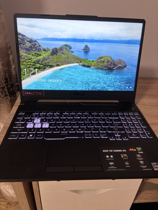 Laptop Gaming ASUS TUF A15 FA506NCG Ryzen 7 7445HS 144Hz RTX 3050 4GB