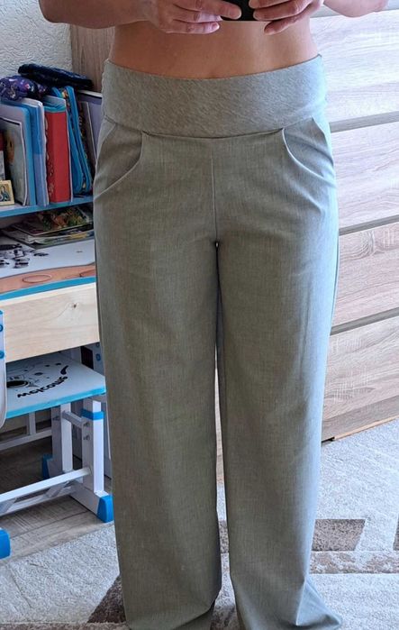 Pantaloni stofita subtire , elastici