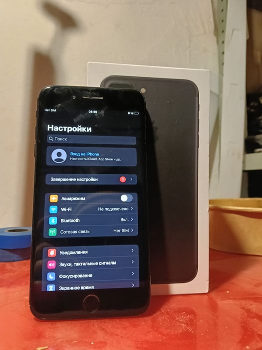 Айфон 7плюс 128 гигабайт АКБ100