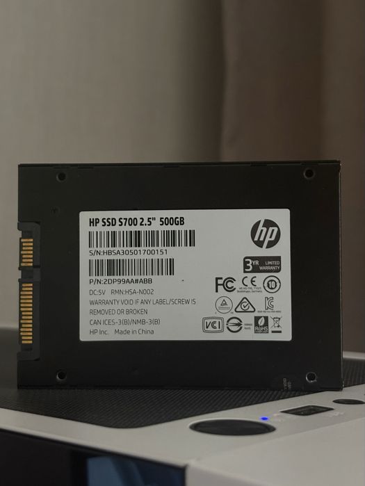 SSD Sata 500gb HP
