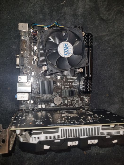 Vand kit placa de baza + cpu + rami + placa video +cooler