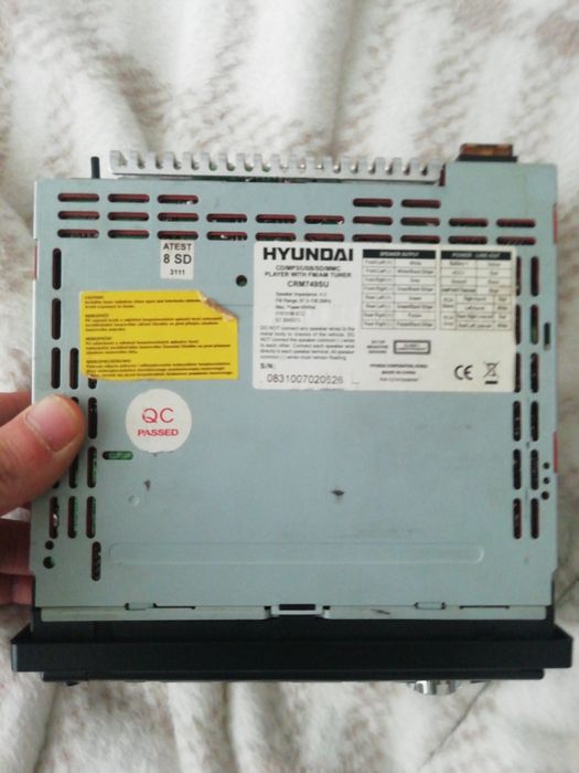 Autoradio CD  HYUNDAI crm749su