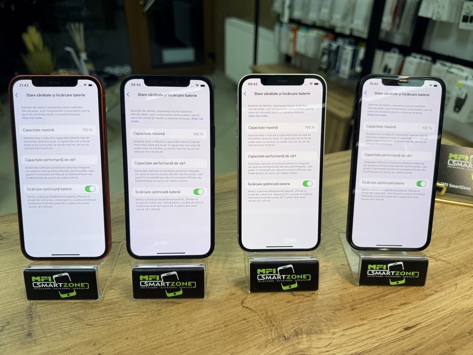 iPhone 12 64gb Black-White-Red Sanatate baterie 100% - Garantie