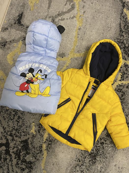 Vand set geaca si vesta baieti 6-9 luni ambele