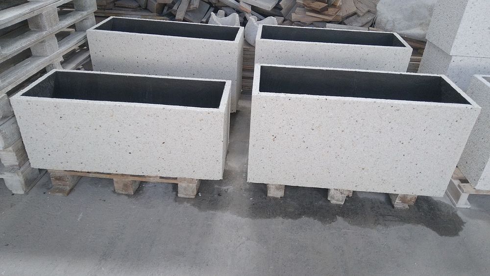 Jardiniere mozaic spălat