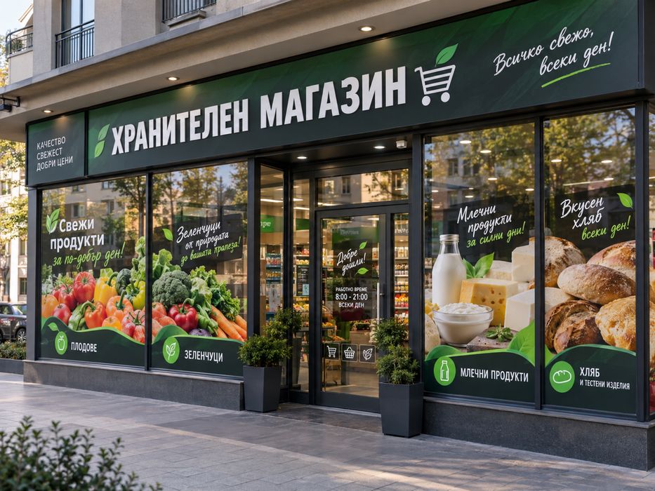 Рекламно фолио за стъкла