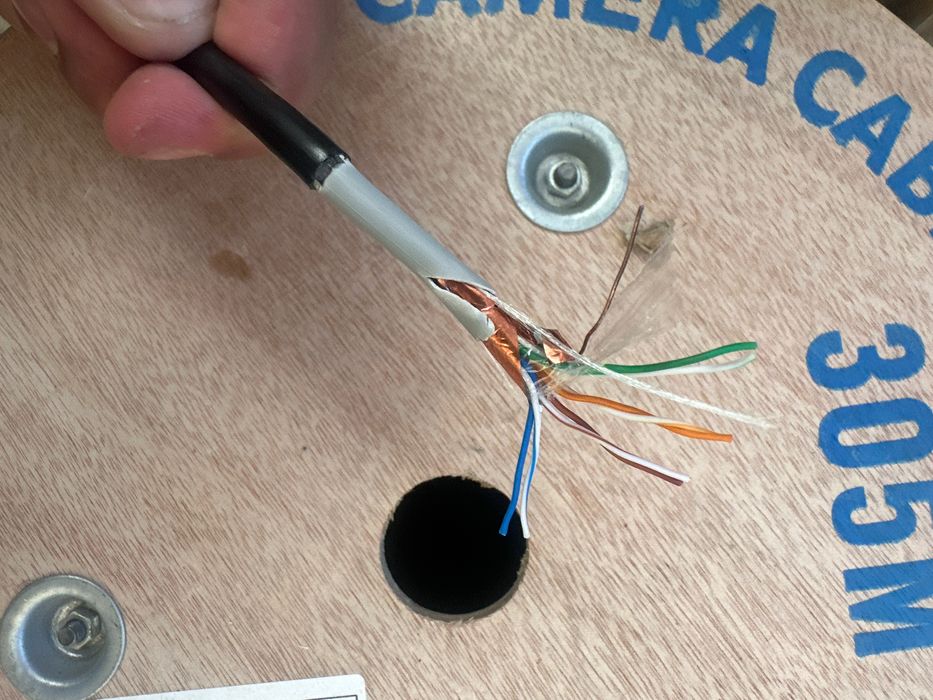 UTP vnutiriniy narujniy.   FTP Кабел Камера Kamera Видеонаблюдена