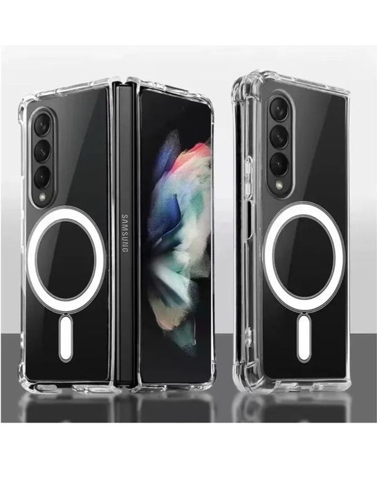 Samsung Z FLIP FOLD 4 5 6 7 Husa Hard PC Magsafe Folie Transparenta