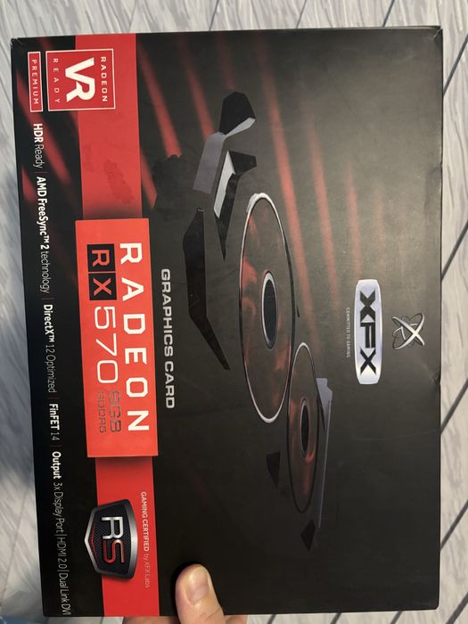 Видео карта xfx radeon rx570 8 gb