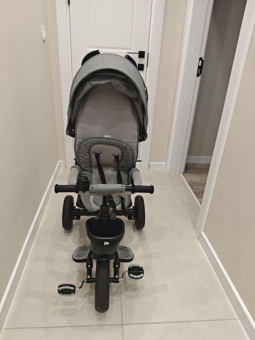 Детска триколка Kinderkraft - Spinstep, сива