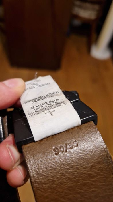 Curea piele Levi's 90/36 made in Ro