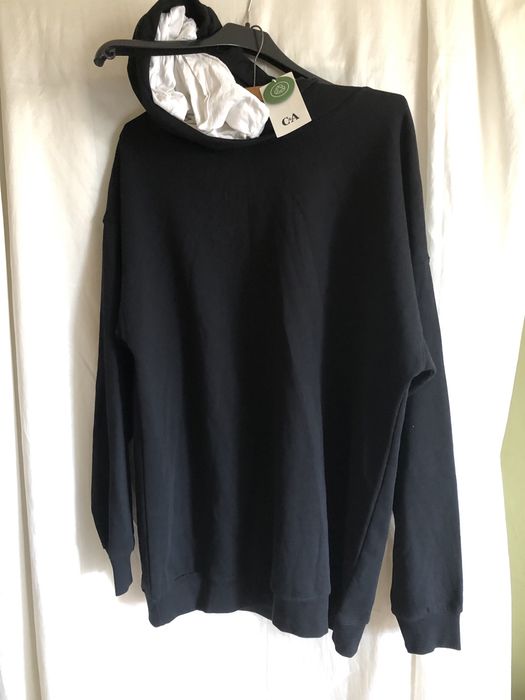 Hanorac negru bumbac C&A