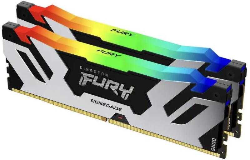 Memorie Ram Kingston FURY Renegade RGB 64GB (2x32GB) DDR5 6000MHz CL32 - Garantie