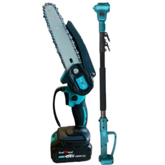 Комплект  3 в 1 акумулаторни лозарска ножица, верижен трион и прът