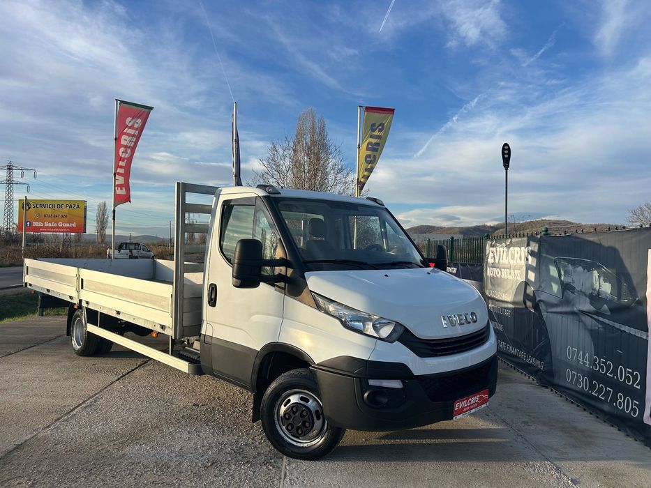 Iveco Daily 3.0 D Platforma 5.4 m AXA DUBLA SPATE Posibilitate LEASING/ Bena 5.4 m/ 35C15/ AC/Stare buna/TVA Deductibil