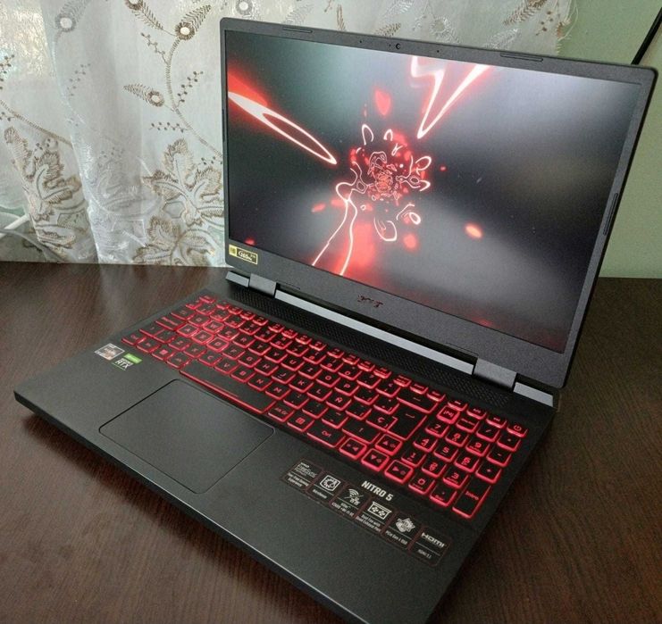 Laptop Gaming Acer Nitro 5 AMD Ryzen 5 6600h RTX 3050 TI 16GB RAM